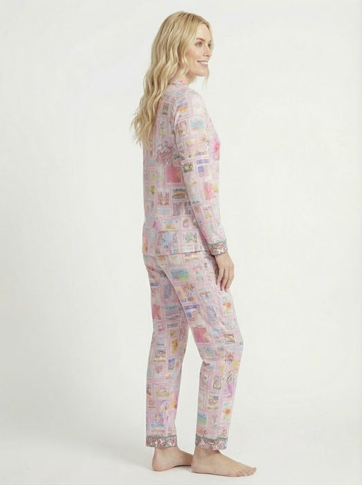 Johnny Was Sekai The Carly Long Sleeve Pajama Set MS8225-S