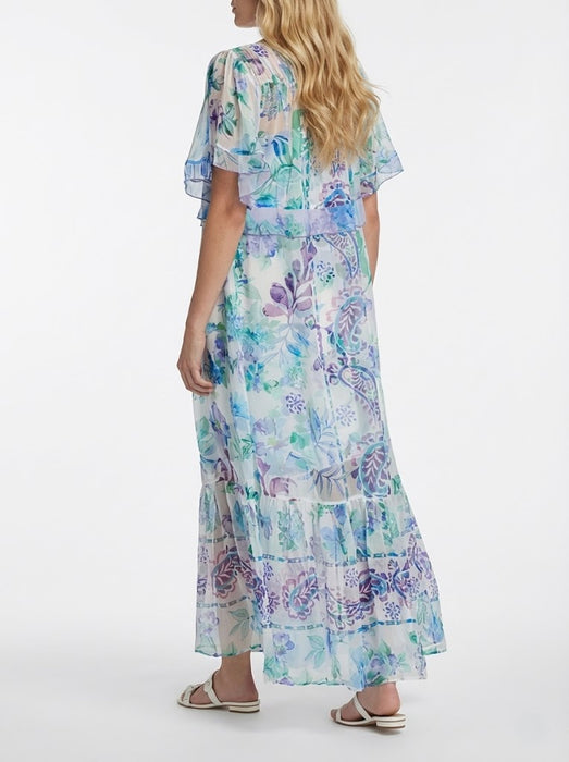 Johnny Was Jade Annamarie Flutter Maxi Dress L35625-5