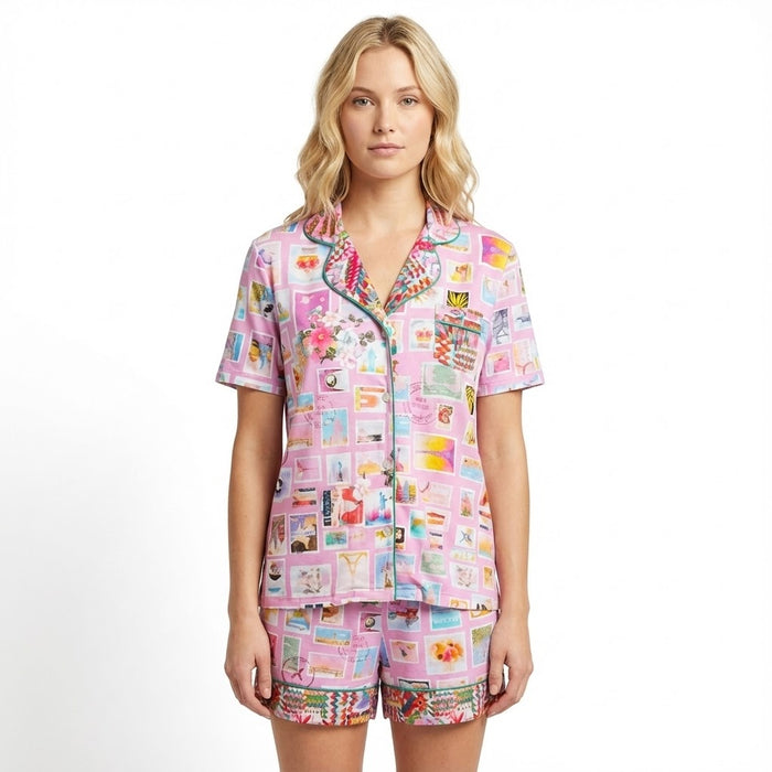 Johnny Was Sekai The Short Pajama Set MS8425-S