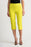 Joseph Ribkoff Style 202350 Limeade Side Slit Straight Leg Slip-On Capri Pants