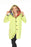 UBU Clothing Co. Red/Multi Button-Down Crinkle Reversible Parisian Rain Coat Boho Chic 22016CAP NEW
