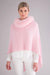 Alashan Luxe Style LXF8388 Paradise Pink 100% Cashmere Windchill Fox Trim Topper Poncho