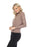 Alison Sheri Buttoned Sleeves Cable-Knit Sweater Top A40176 NEW