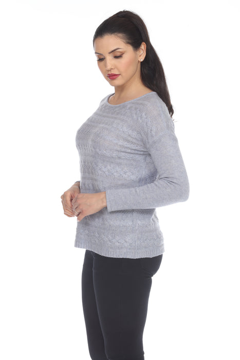 Claudia Nichole by Alashan Wool Cashmere Pullover Sweater LM2007