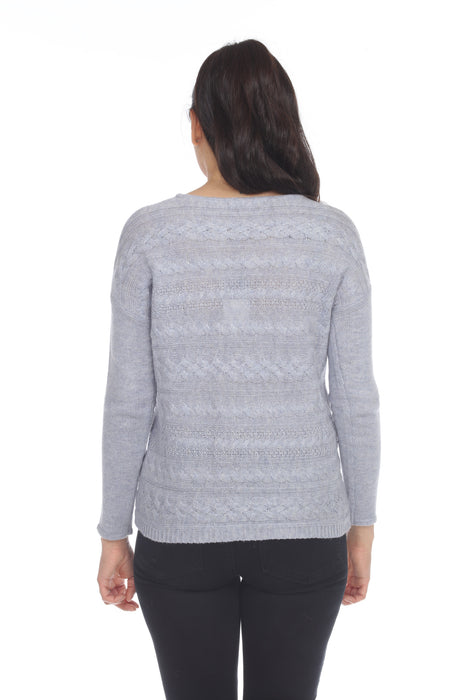 Claudia Nichole by Alashan Wool Cashmere Pullover Sweater LM2007