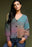 Elena Wang Style EW29057 Multi Gradient Button-Down Cardigan Sweater