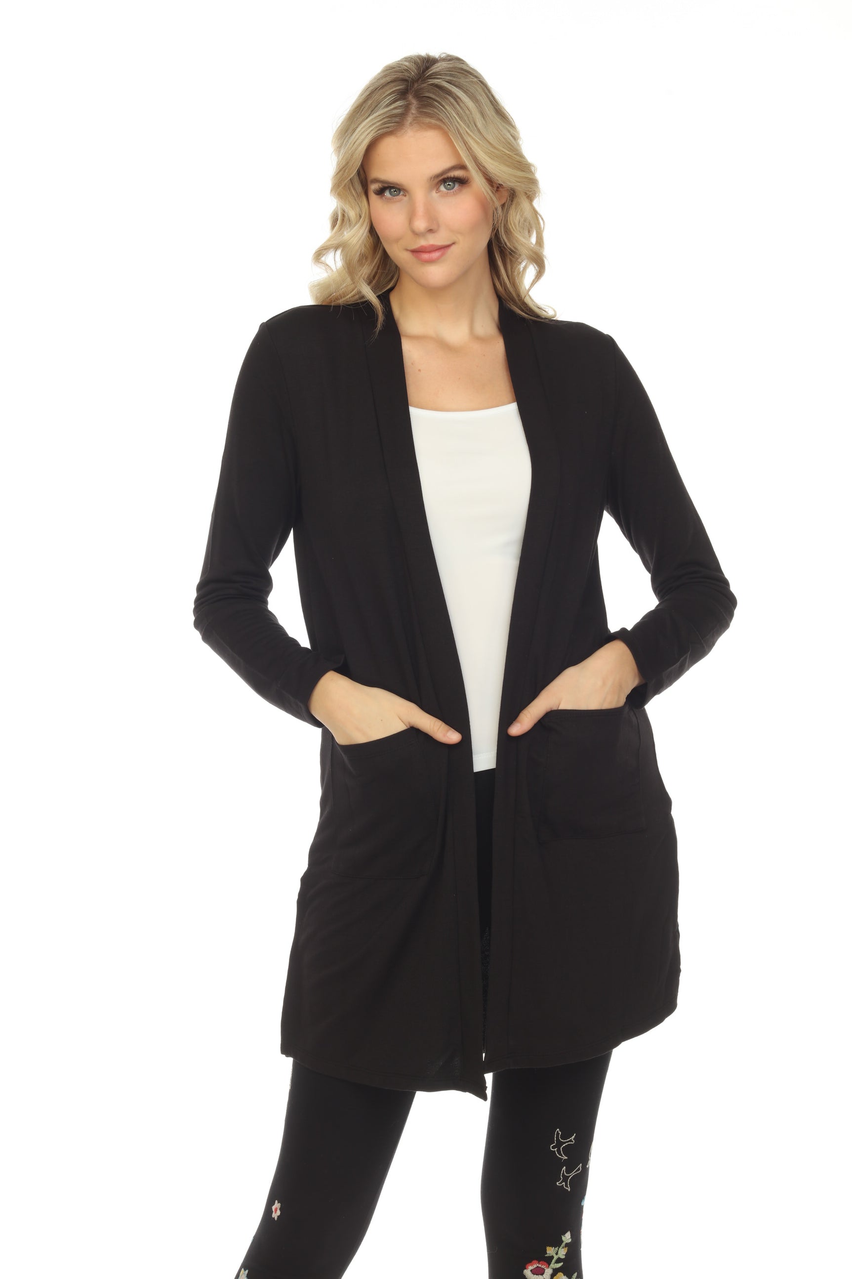Wrap Knit Cardigan Brown/Black - Frank Lyman