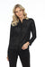 Johnny Was Style R17021 Black Grace Sequin Button-Down Long Sleeve Top Boho Chic