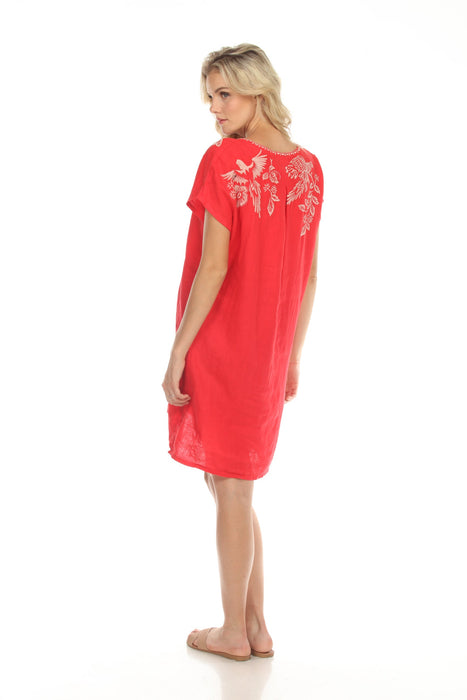 Johnny Was JWLA  Abigail Embroidered Easy Tunic Dress Boho Chic J34622 NEW*