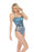 Johnny Was Ruched Sweetheart One Piece Swimsuit Boho Chic CSW9022AA NEW