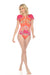 Johnny Was Style CSW9821AN Wave Surf One-Piece Swimsuit Boho Chic