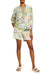 Johnny Was Workshop Style W80621 Multi Walking Tropical Print Linen Shorts Boho Chic