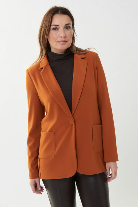 Joseph Ribkoff Style 221317 Amber Stone Long Sleeve Classic Blazer Jacket