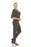 Joseph Ribkoff Avocado Green Gathered Waist 3/4 Sleeve Jumpsuit 223169 NEW