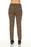 Joseph Ribkoff Black/Brown Animal Print Button Detail Ankle Pants 224113 NEW