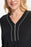 Joseph Ribkoff Contrast Piping Zip Front 3/4 Sleeve Top 214168 NEW