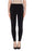 Joseph Ribkoff Style 191400 Black Faux Leather Detail Pull On Skinny Pants