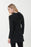 Joseph Ribkoff Black/Grey Graphic Print Hooded Long Sleeve Tunic Top 223050 NEW
