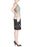 Joseph Ribkoff Black/Grey/Multi Cityscape Sleeveless Sheath Dress 173701 NEW