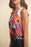 Joseph Ribkoff Black/Multi Abstract Watercolor Print Sleeveless Sheath Dress 211346 NEW