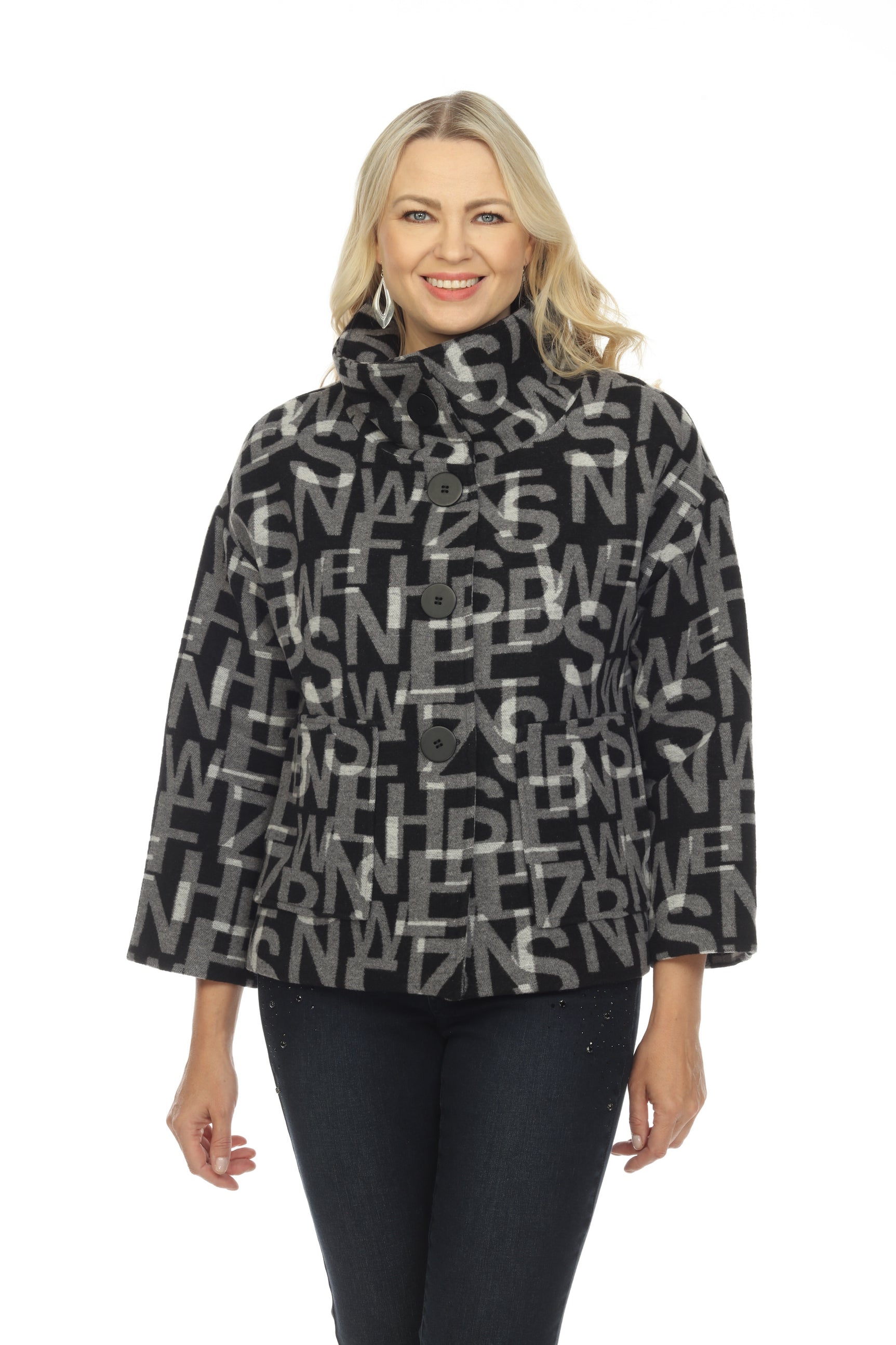 Joseph Ribkoff Printed Coat 203132 35 main image 0