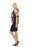 Joseph Ribkoff Black/Multi Floral Chiffon Overlay Sheath Dress 223748 NEW