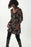 Joseph Ribkoff Style 223107 Black/Multi Paisley Print 3/4 Sleeve Tunic Top