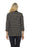 Joseph Ribkoff Black/Multi Plaid Open Front 3/4 Sleeve Blazer Jacket 224266 NEW