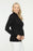 Joseph Ribkoff Black Studded Long Sleeve Sweater Top 224945 NEW