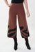 Joseph Ribkoff Style 223949 Black/Toffee Animal Print Sweater Culotte Pants