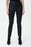 Joseph Ribkoff Style 224943 Black Waxed Crocodile Print Cropped Skinny Jeans