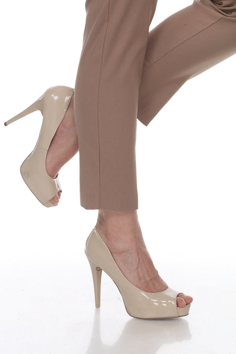 Joseph Ribkoff Straight Leg Pull On Cropped Pants 201483 NEW