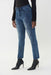 Joseph Ribkoff Style 223935 Denim Medium Blue Embellished Slim Ankle Jeans