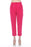 Joseph Ribkoff Style 211155 Fuchsia Pleated High Rise Relaxed Straight Cuffed Cropped Trouser