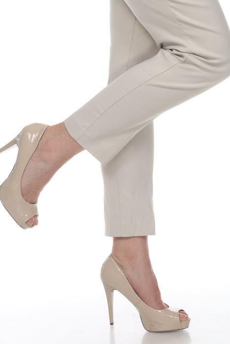 Joseph Ribkoff Straight Leg Pull On Cropped Pants 201483 NEW