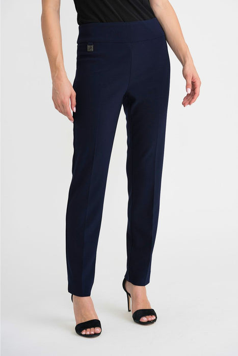 Joseph Ribkoff Style 144092 Midnight Blue Pull On Tapered Ankle Pants