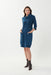 Joseph Ribkoff Style 173444 Nightfall Cowl Neck 3/4 Sleeve Tiered Dress