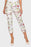 Joseph Ribkoff Style 192692 White/Multi Floral Split Back Pull On Capri Pants